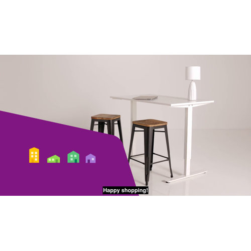 Zipcode Design™ Irvington Solid Wood Bar & Counter Stool & Reviews